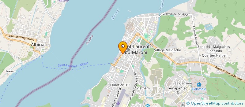 localisation de l'entreprise ASS NETAMAZONIE à SAINT-LAURENT-DU-MARONI