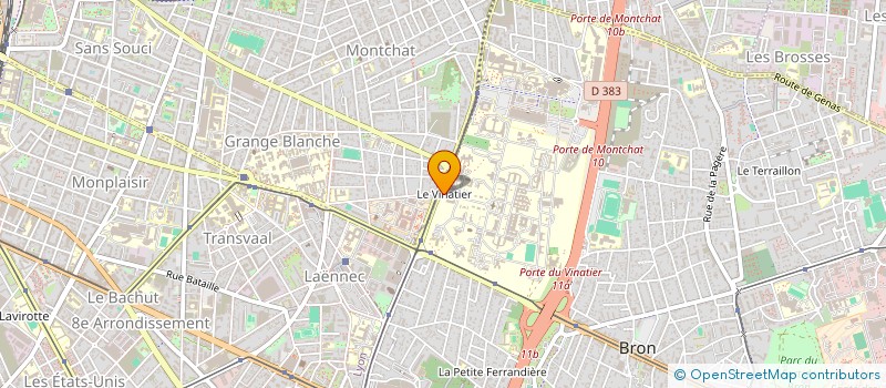 localisation de l'entreprise ASS NEURO-SCIENCES ET PSYCHIATRIE à BRON