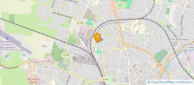localisation de l'entreprise ASS NEVERSITE ASS DES ETUDIANTS à NEVERS