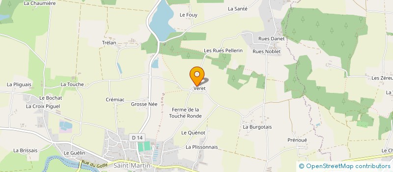 localisation de l'entreprise ASS NEW DANCE 56  SAINT-MARTIN-SUR-OUST