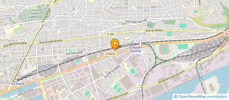 localisation de l'entreprise ASS  NEW'S GIRL LOISIRS DANSE à LE HAVRE