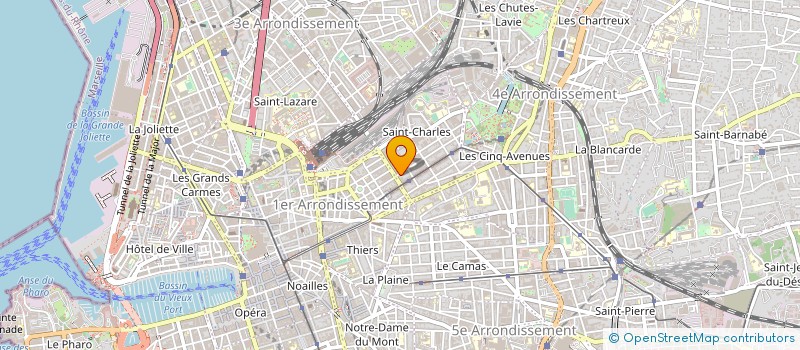 localisation de l'entreprise ASS NEXUS à MARSEILLE