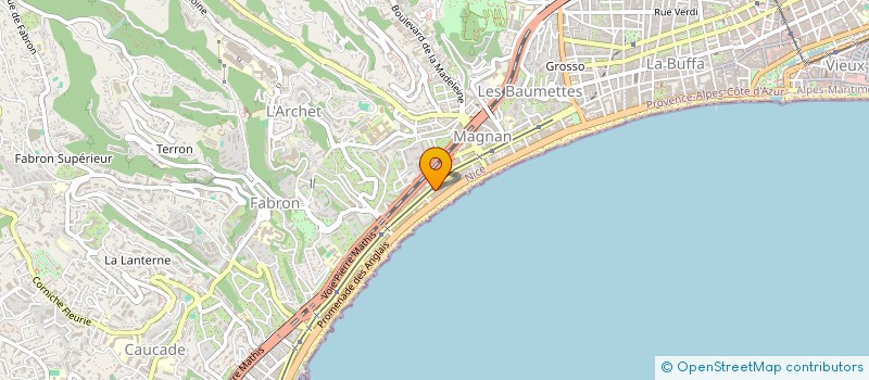 localisation de l'entreprise ASS NICOIS.FORMAT.RECH.PSYCH.ENFANT... à NICE