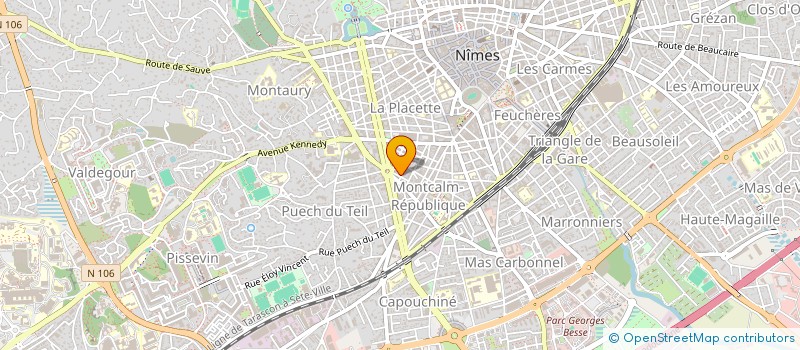 localisation de l'entreprise ASS NIMOISE AIDE AUX MERES à NIMES