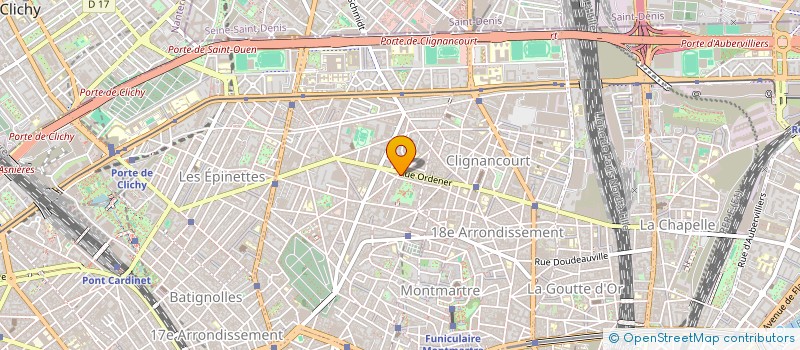 localisation de l'entreprise ASS NISCAL à PARIS