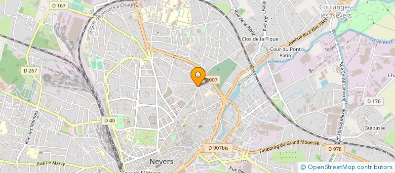 localisation de l'entreprise ASS NIVER D AIDE VICTIMES D INFRACTION à NEVERS