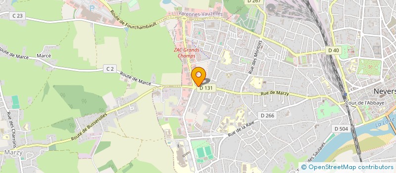 localisation de l'entreprise ASS NIVERNAISE ACCUEIL REINSERTION à NEVERS