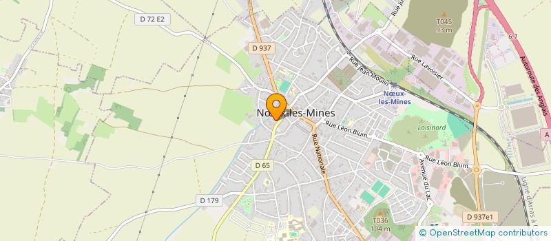 localisation de l'entreprise ASS NOEUXOISE POUR AIDE PERSONNES AGEES  NUX-LES-MINES