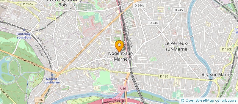 localisation de l'entreprise ASS NOGENTAISE DE MAINTIEN A DOMICILE à NOGENT-SUR-MARNE