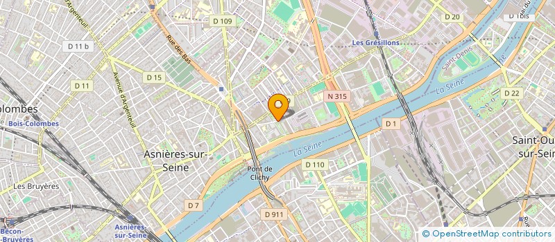 localisation de l'entreprise ASS NOI GIA DAO  FRANCE  ASNIERES-SUR-SEINE