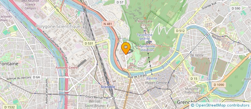 localisation de l'entreprise ASS NOIX BLEUES à GRENOBLE