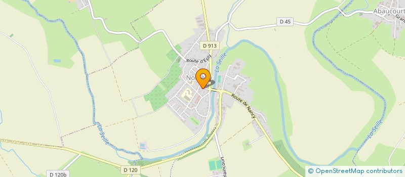 localisation de l'entreprise ASS NOMENIENNE GARDERIE ENFANTS  NOMENY