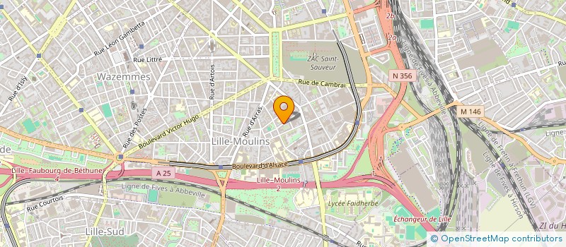 localisation de l'entreprise ASS NORD PROMOTION LOISIRS à LILLE