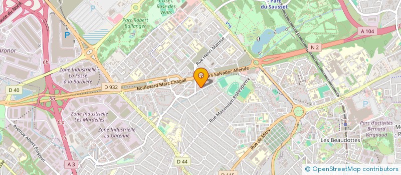 localisation de l'entreprise ASS NORD SUD DU MAGHREBINS à AULNAY-SOUS-BOIS