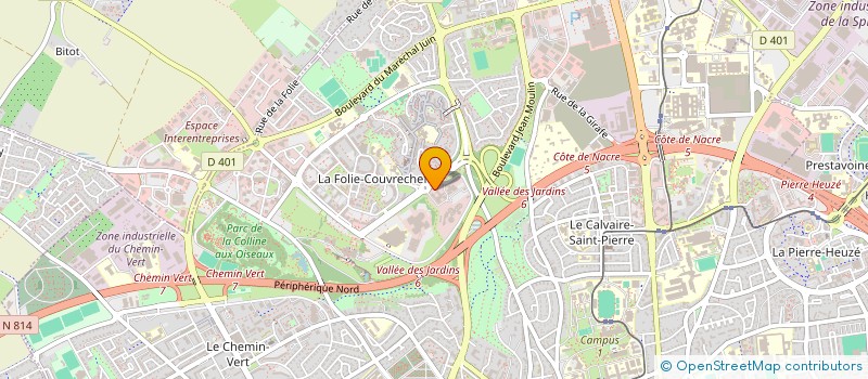 localisation de l'entreprise ASS NORM ECON RURA APPL à CAEN