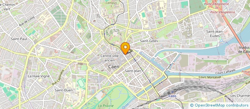 localisation de l'entreprise ASS NORMANDE DE THERAPIES EMOTIONNELLES COGNITIVES ET COMPORTEMENTALES à CAEN