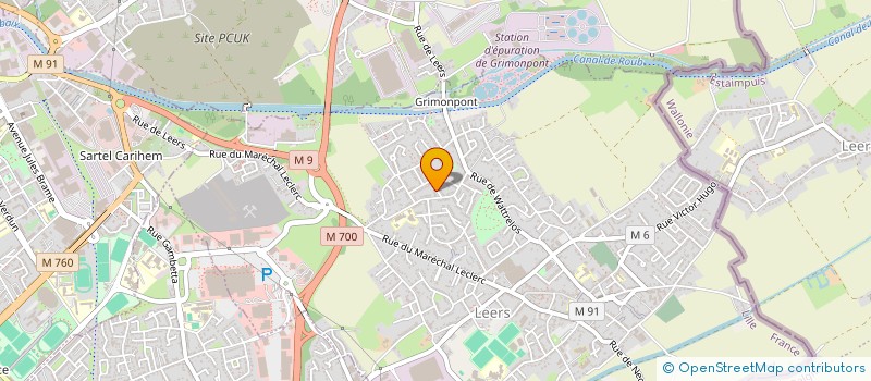 localisation de l'entreprise ASS NOS JEUNES ANNEES  LEERS