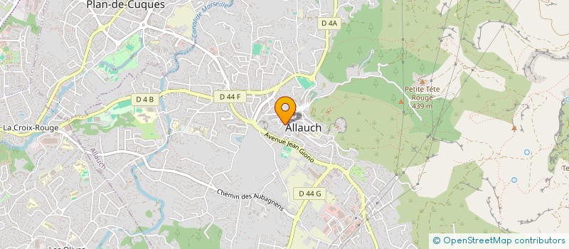 localisation de l'entreprise ASS  NOTRE DAME DU CHATEAU  ALLAUCH