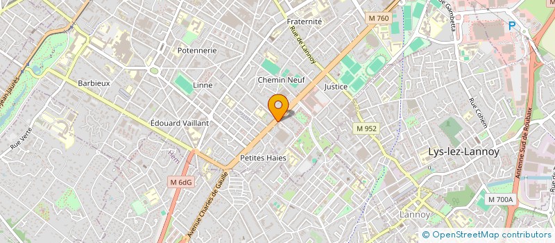 localisation de l'entreprise ASS NOUVEAU ROUBAIX D ETUD CHRET HUMANI à ROUBAIX