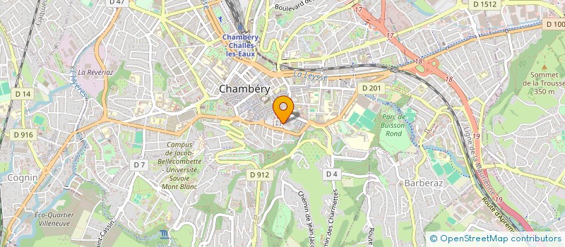 localisation de l'entreprise ASS NOUVEAUX POLDERS CULTURELS à CHAMBERY