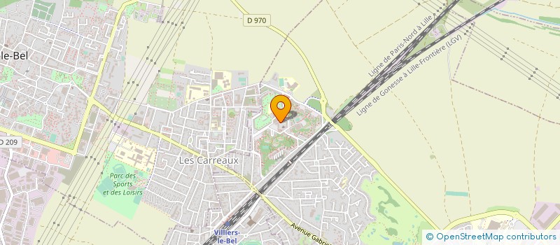 localisation de l'entreprise ASS NOUVEL HORIZON à GONESSE