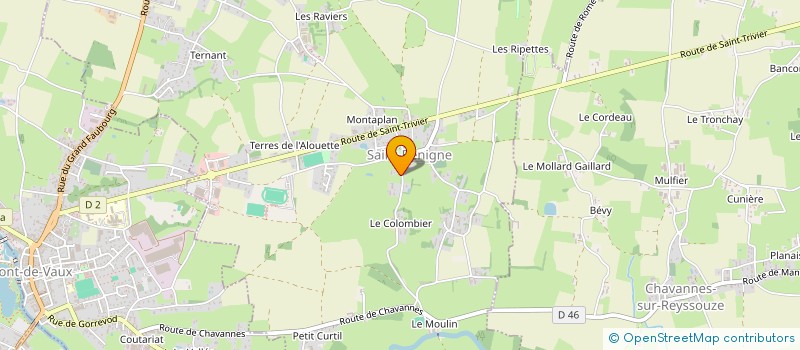 localisation de l'entreprise ASS NOUVELLE ARTISTIQUE ET MUSICALE à SAINT-BENIGNE