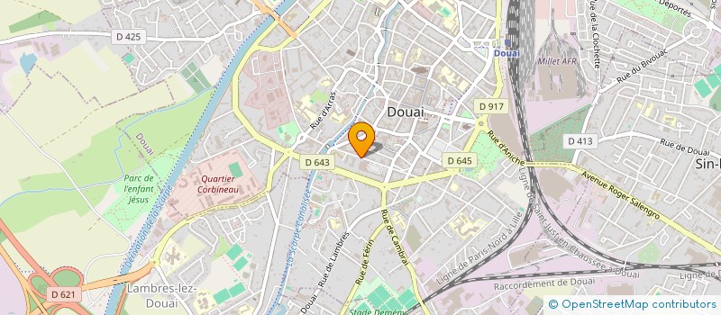 localisation de l'entreprise ASS NOUVELLE CULTURE RECHERCHE EDUCATION à DOUAI