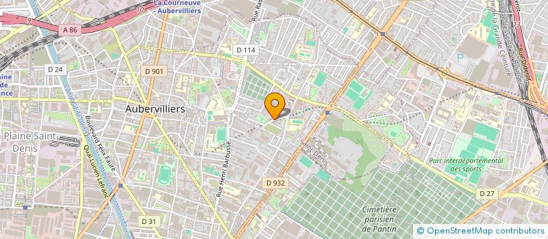 localisation de l'entreprise ASS NOUVELLE GENERATION D IMMIGREE à AUBERVILLIERS