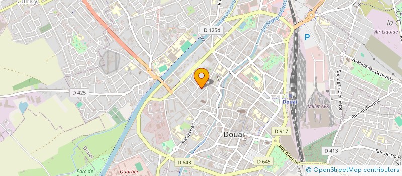 localisation de l'entreprise ASS NOUVELLE HORIZON à DOUAI