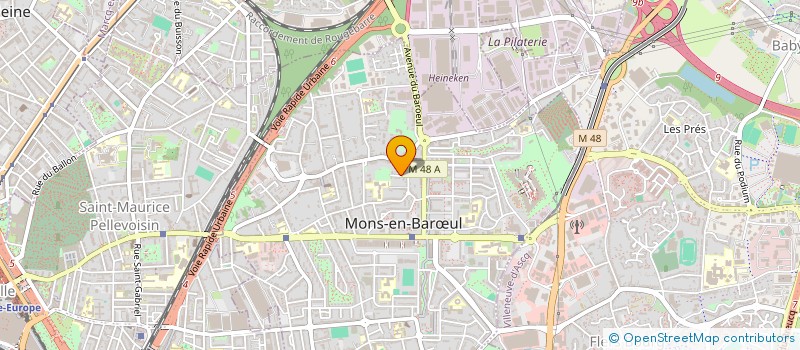 localisation de l'entreprise ASS NOUVELLE MAYACOEUR DITE MAYACOEUR  MONS-EN-BARUL