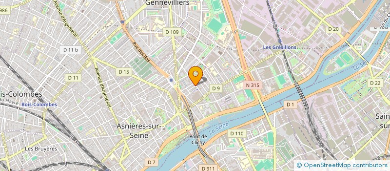 localisation de l'entreprise ASS NOUVELLE OPTIQUE à GENNEVILLIERS
