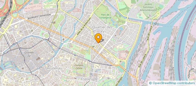 localisation de l'entreprise ASS NOUVELLE POUR ENSEIGNEMENT FORMATION à STRASBOURG
