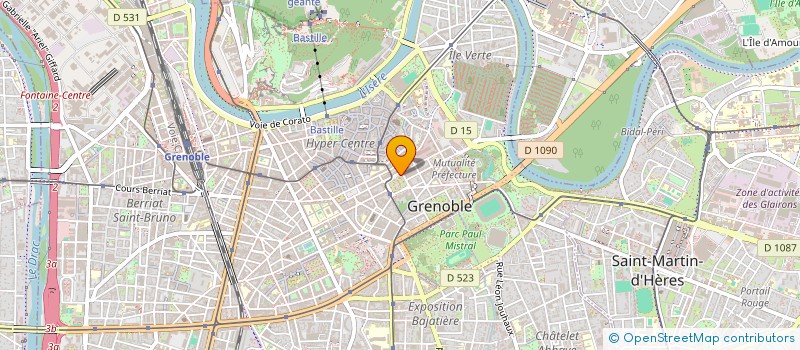 localisation de l'entreprise ASS NTIONALE D'ACTION SOCIALE à GRENOBLE