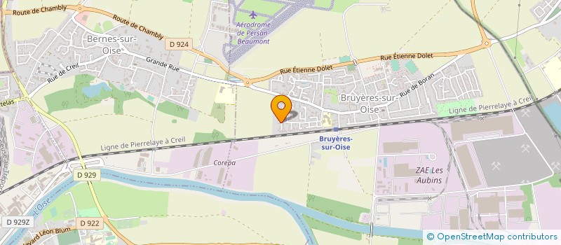 localisation de l'entreprise ASS NUIT MAGIQUE  BRUYERES-SUR-OISE