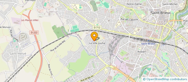 localisation de l'entreprise ASS O.S.E.R. à SAINT-BRIEUC