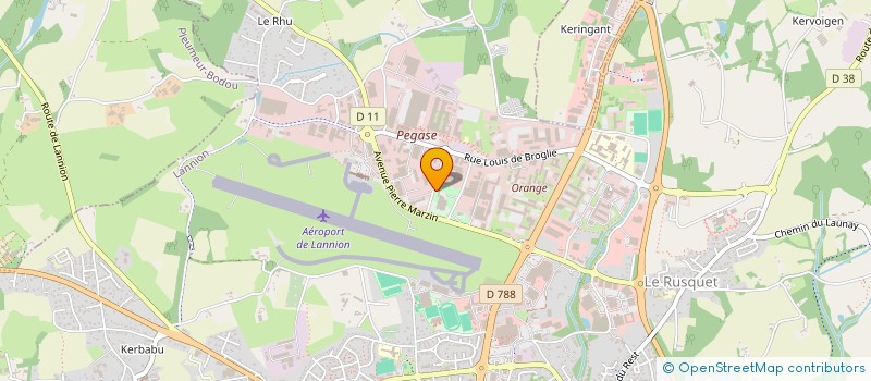 localisation de l'entreprise ASS OBJECTIF AUTONOMIE  LANNION