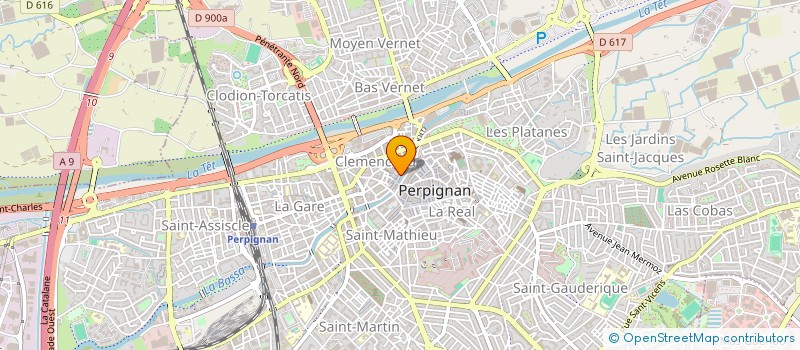 localisation de l'entreprise ASS OBJECTIF JEUNES  PERPIGNAN
