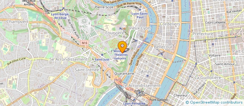localisation de l'entreprise ASS.OBJECTIF LES ARTS à LYON