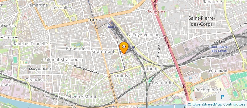 localisation de l'entreprise ASS OBSERVATOIRE DES INEGALITES à TOURS