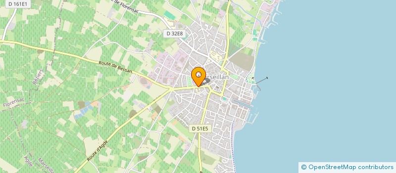 localisation de l'entreprise ASS OCCITANE LO CRANC DE MASSILHAN à MARSEILLAN