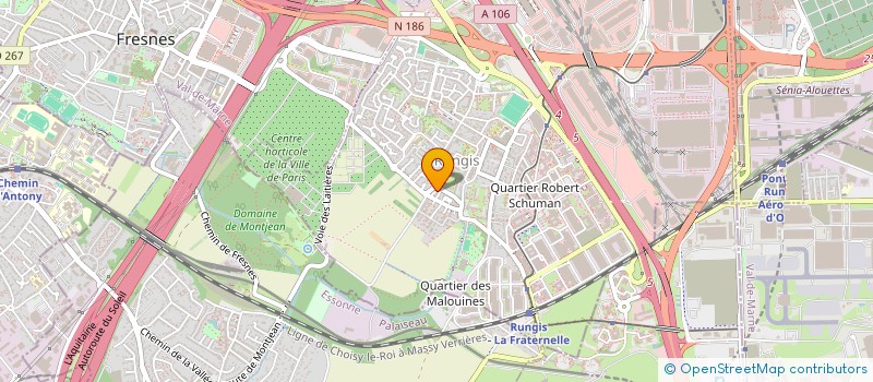 localisation de l'entreprise ASS OCIATION DES RESSORTISSANTS DE LA PROVINCE DU SANGUIE EN FRANCE  RUNGIS