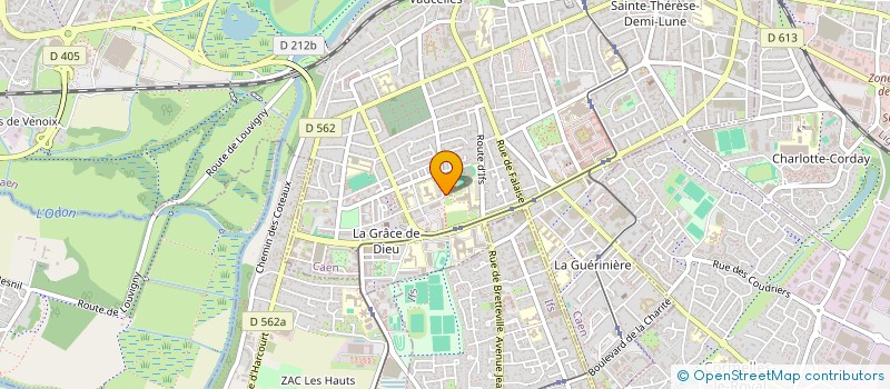 localisation de l'entreprise ASS ODECIF  CAEN