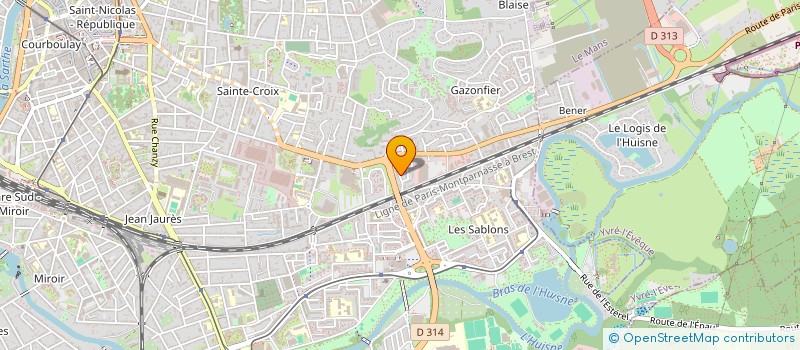localisation de l'entreprise ASS OEUVRE DES ORPHELINS DE LA SARTHE à LE MANS