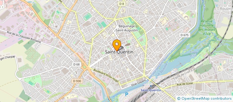 localisation de l'entreprise ASS OEUVRE SOCIALE PERSONNEL ST QUENTIN à SAINT-QUENTIN
