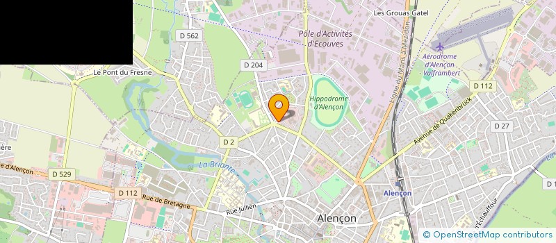 localisation de l'entreprise ASS OEUVRES CENTRE QUATRE VENT à ALENCON