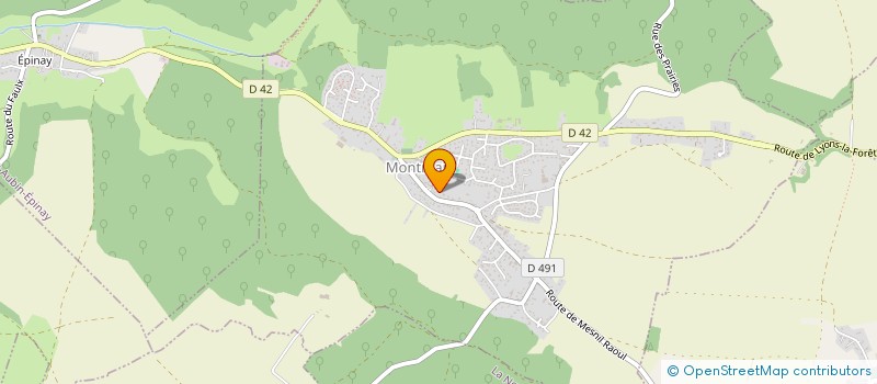 localisation de l'entreprise ASS OEUVRES PERISCOLAIR ECOLE ST AUBIN C  SAINT-AUBIN-CELLOVILLE