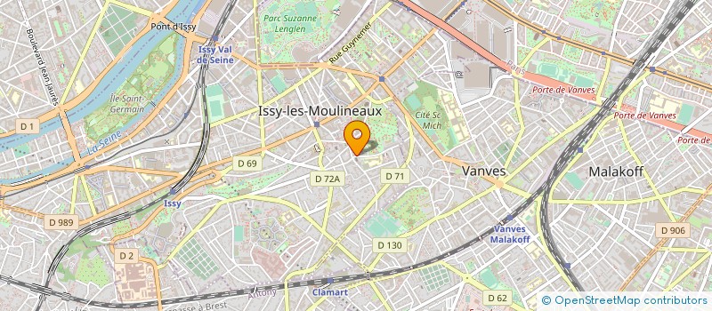 localisation de l'entreprise ASS OEUVRES RELIGIEUSES ET SOCIALES à ISSY-LES-MOULINEAUX