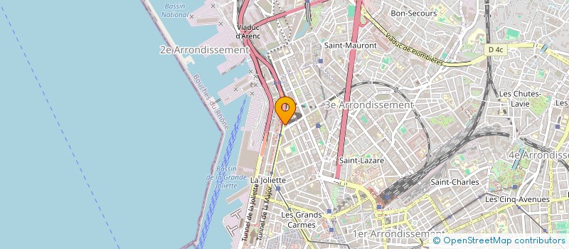 localisation de l'entreprise ASS OEUVRES SOC O TRS à MARSEILLE