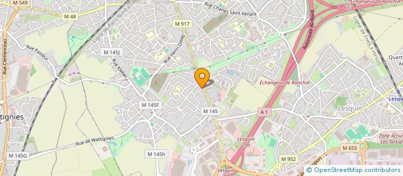 localisation de l'entreprise ASS  OEUVRES SOCIALES DE LA METALLURGIE  FACHES-THUMESNIL