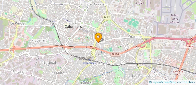 localisation de l'entreprise ASS OEUVRES SOCIALES DES MUNICIPAUX à COLOMIERS